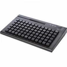 POS клавиатура Heng Yu S78A (USB, Считыватель MSR, Черный)